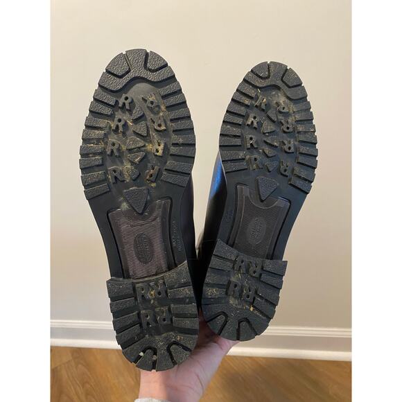 Blonde Tall Brown Leather Waterproof Knee High Boots-Size 8.5 - Picture 8 of 8